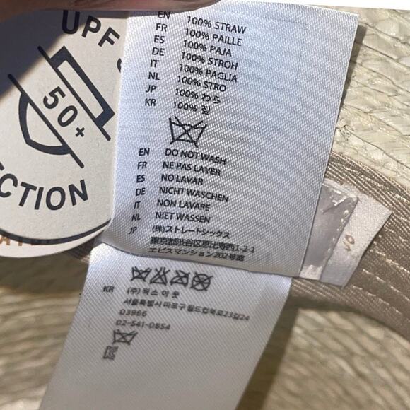 Brixton Jo Straw Rancher Hat Natural Tan Tripilla Straw Adjustable Medium NWT - Picture 6 of 7